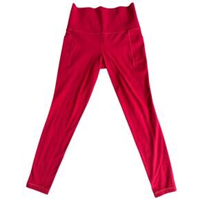 Athleta Red Leggings